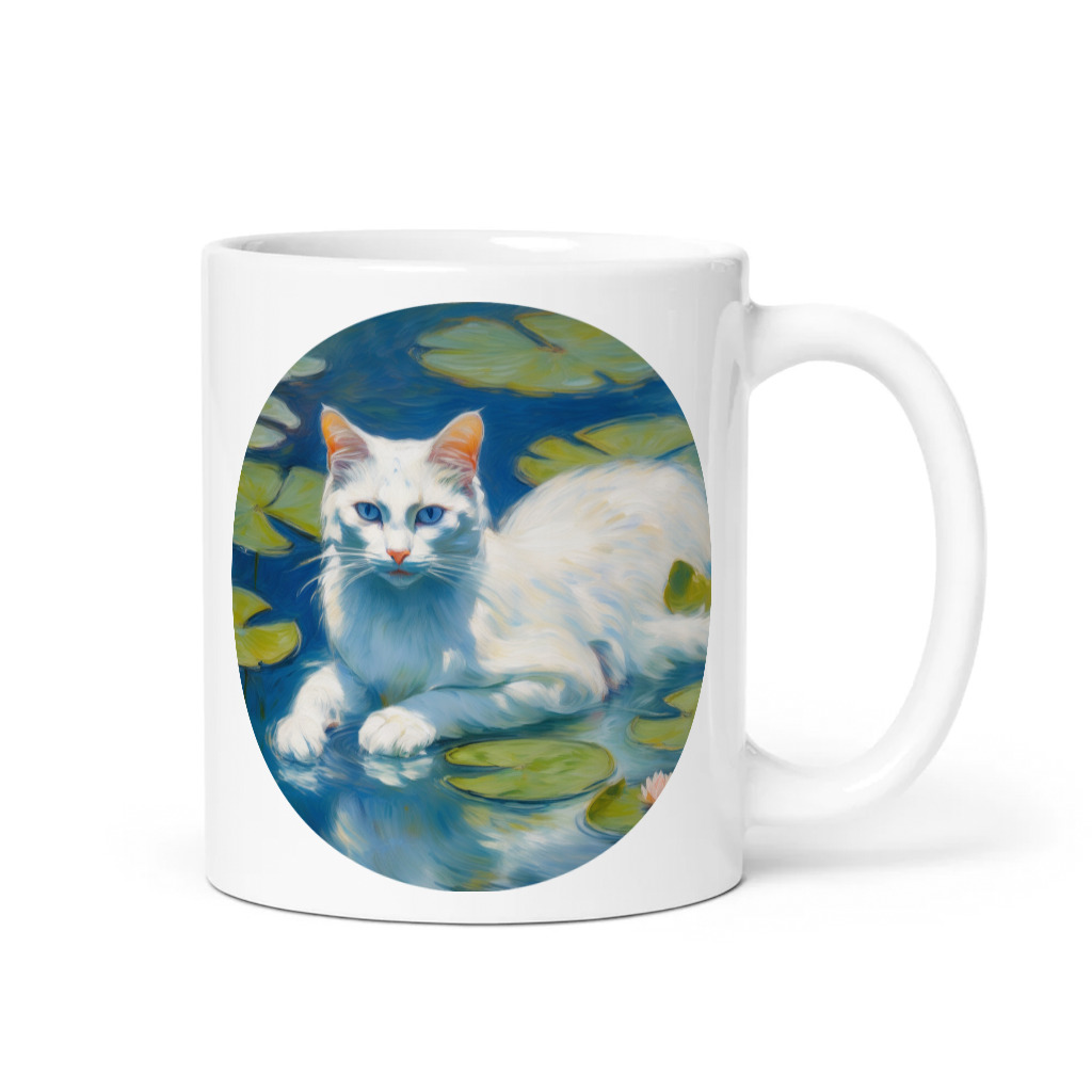 PugMug Custom White Companion Cat Mug
