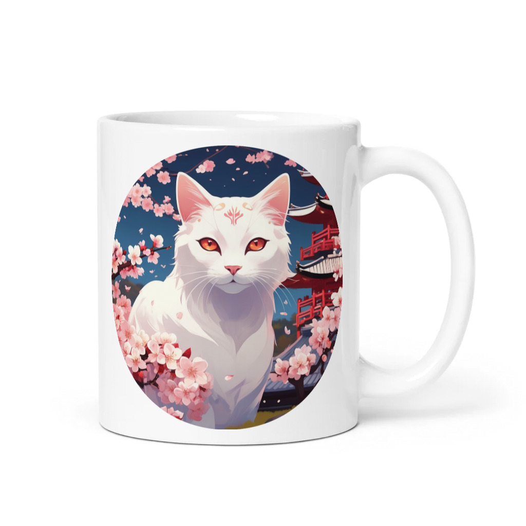 PugMug Custom White Companion Cat Mug