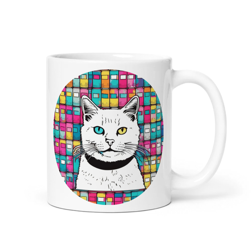 PugMug Custom White Companion Cat Mug