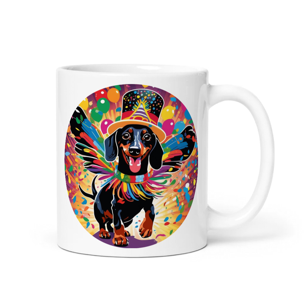 PugMug Custom Black Dachshund Mug