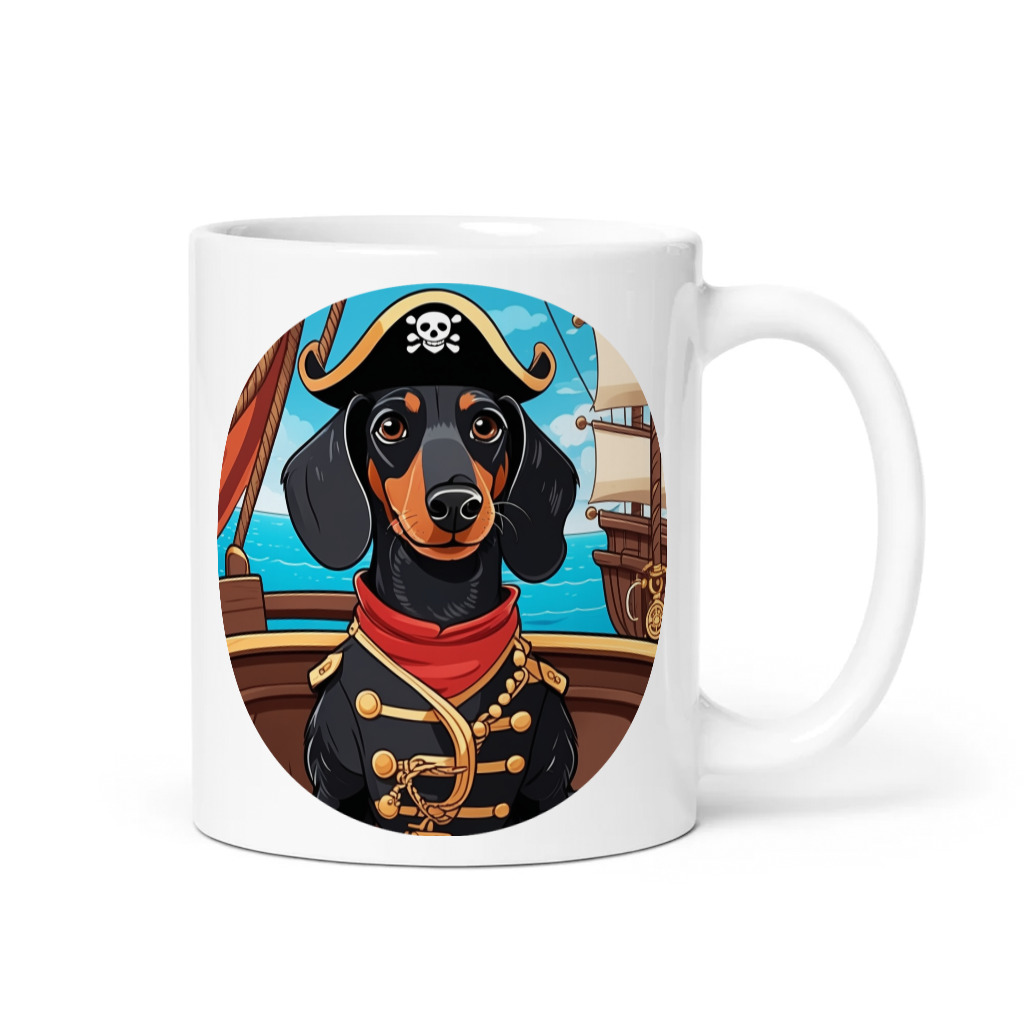 PugMug Custom Black Dachshund Mug