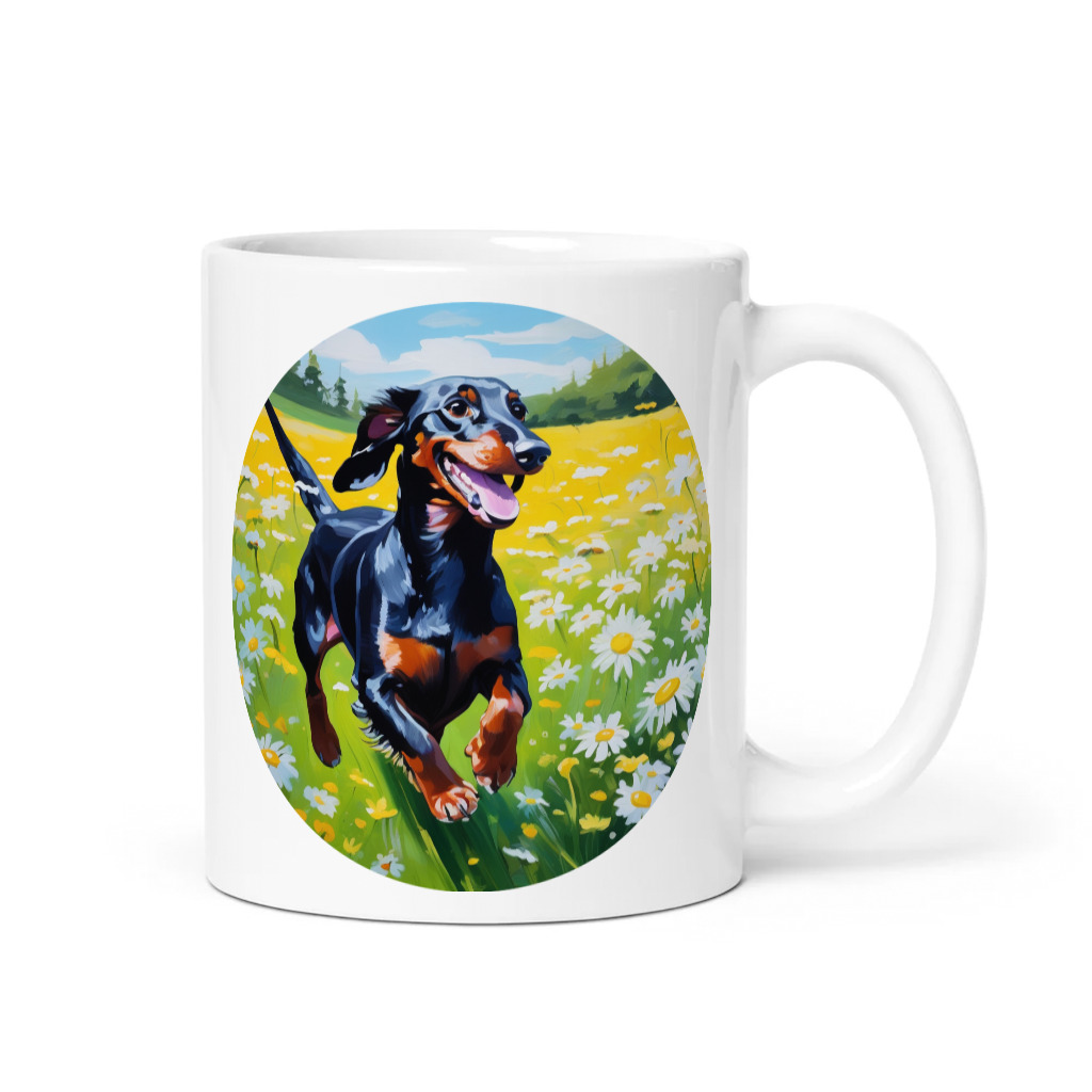 PugMug Custom Black Dachshund Mug