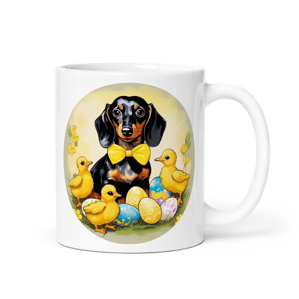 PugMug Custom Black Dachshund Mug