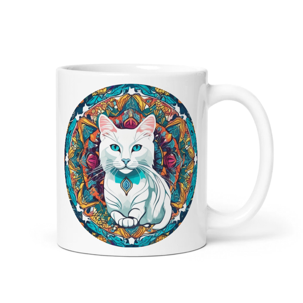 PugMug Custom White Companion Cat Mug