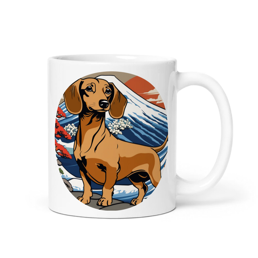 PugMug Custom Tan Dachshund Mug