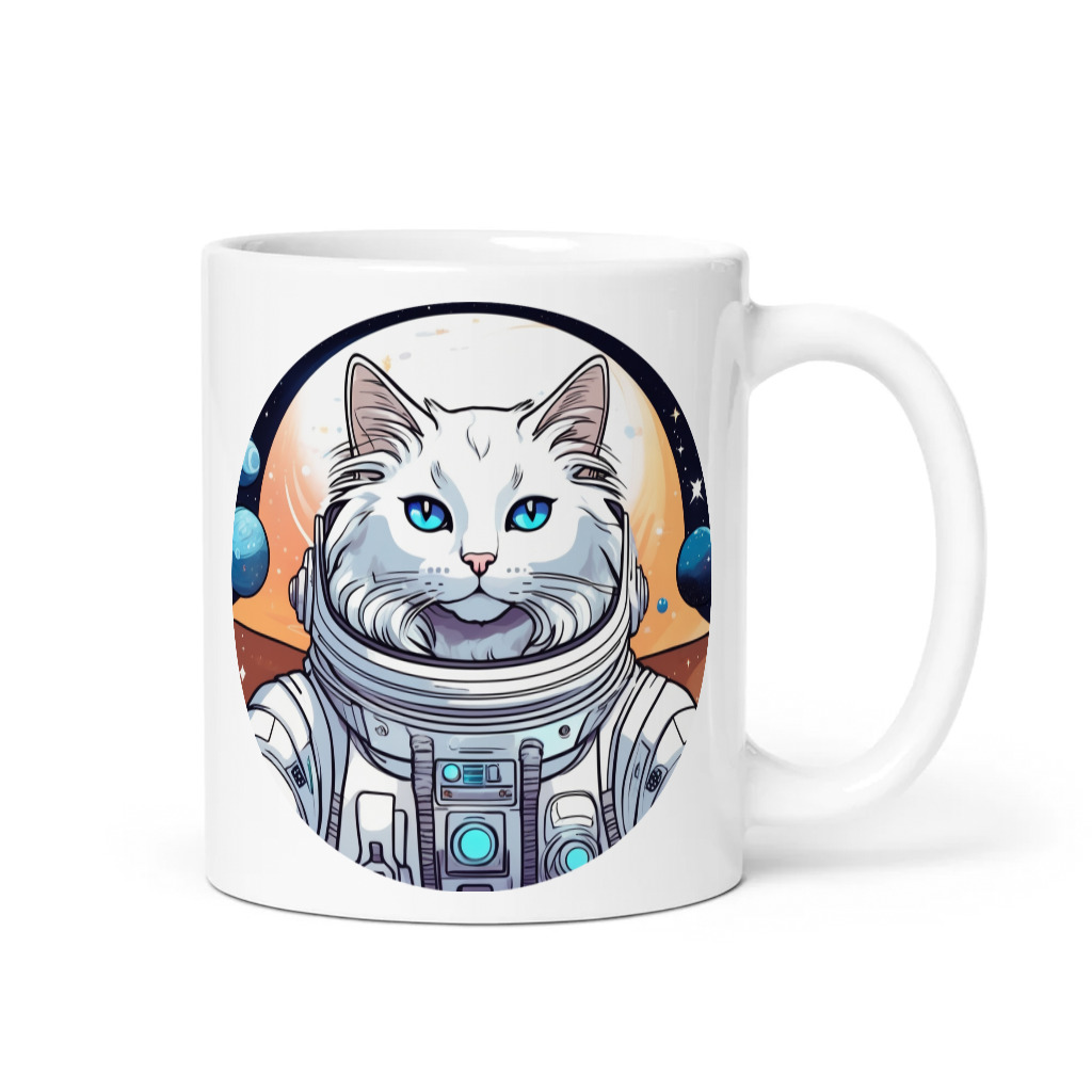 PugMug Custom White Ragdoll Cat Mug
