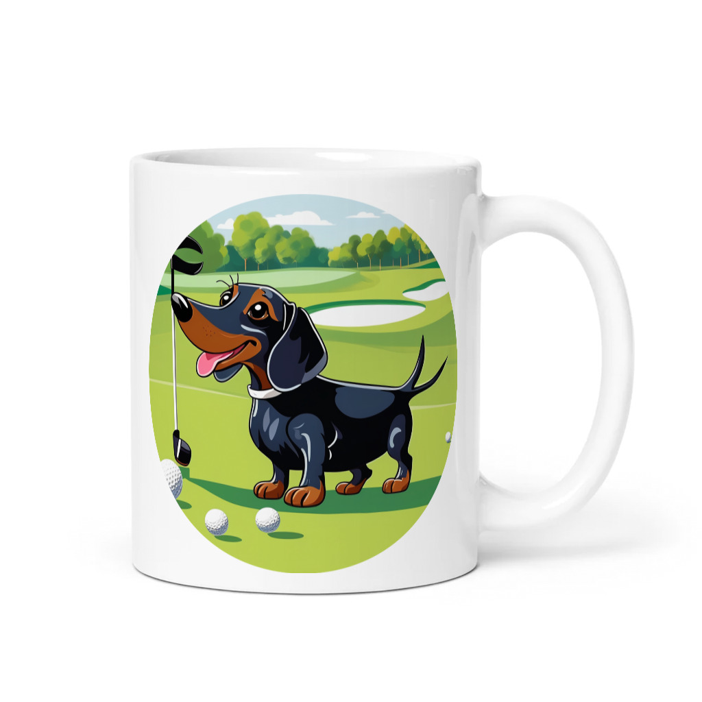 PugMug Custom Black Dachshund Mug