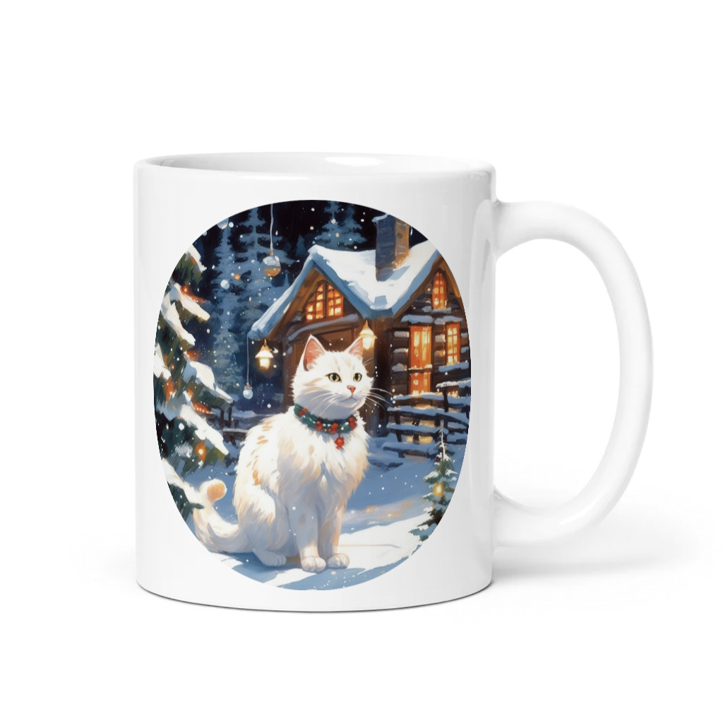 PugMug Custom White Companion Cat Mug