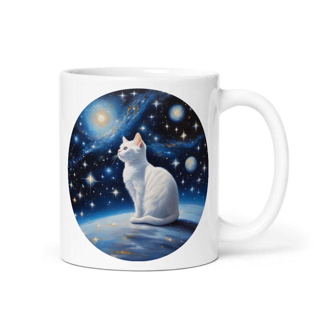 PugMug Custom White Companion Cat Mug