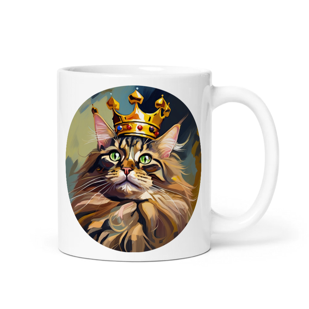 PugMug Custom Tabby Maine Coon Cat Mug