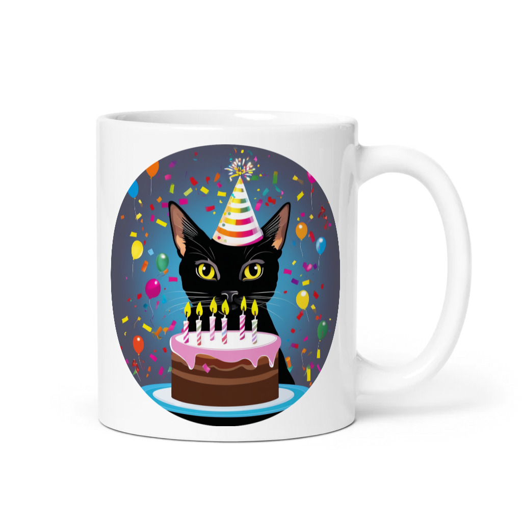 PugMug Custom Black Abyssinian Cat Mug