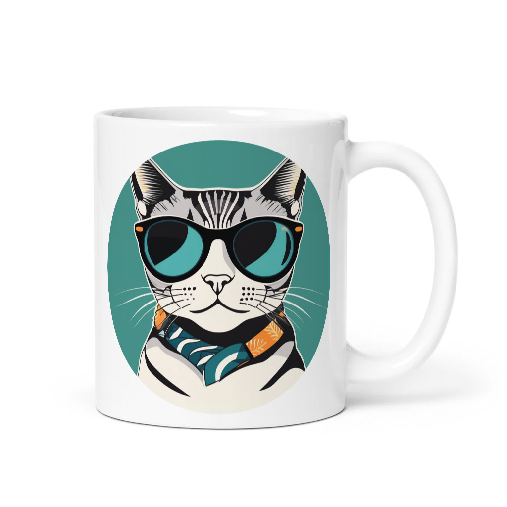 PugMug Custom Black American Shorthair Cat Mug