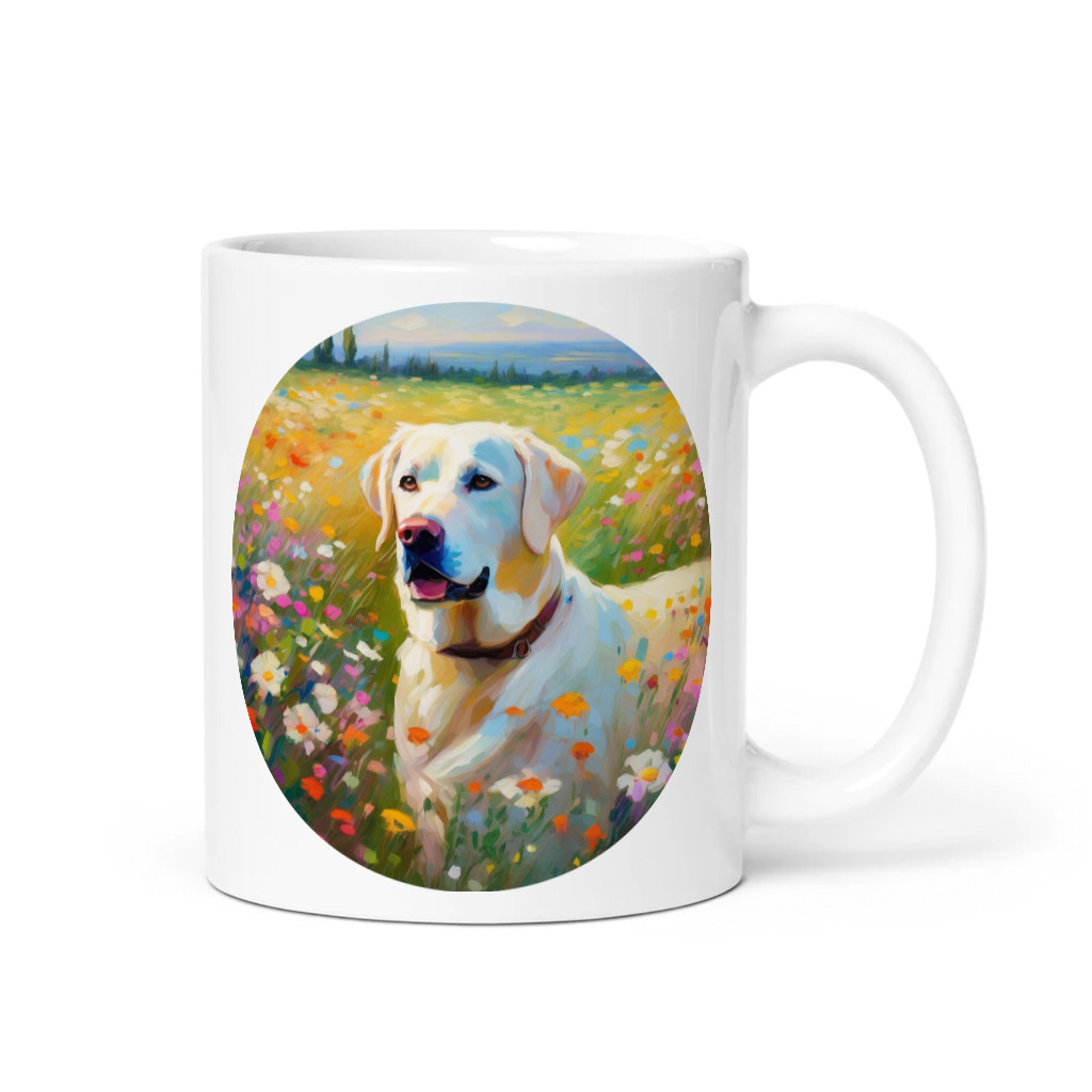 PugMug Custom White Labrador Retriever Mug