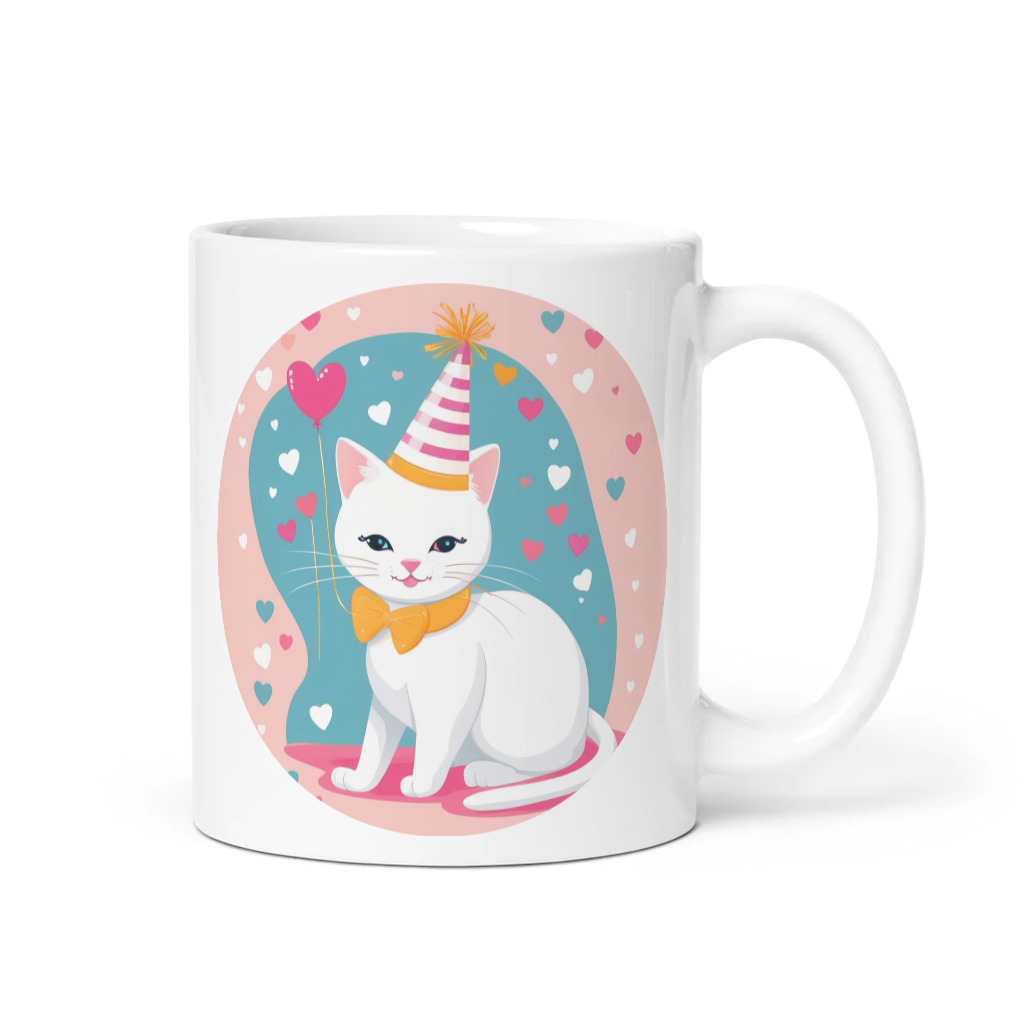 PugMug Custom White Companion Cat Mug
