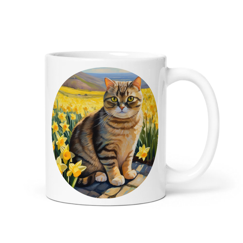 PugMug Custom Tabby Scottish Fold Cat Mug