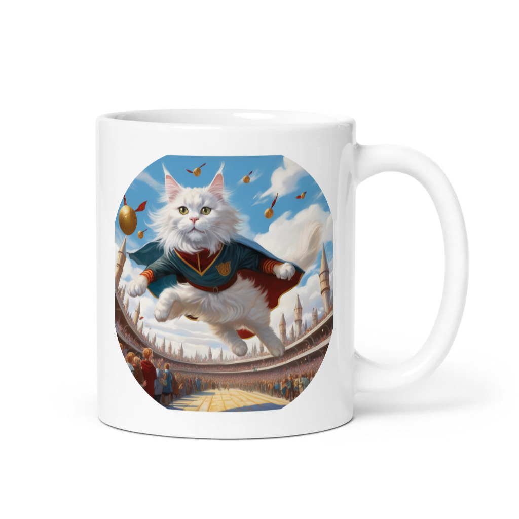 PugMug Custom White Maine Coon Cat Mug