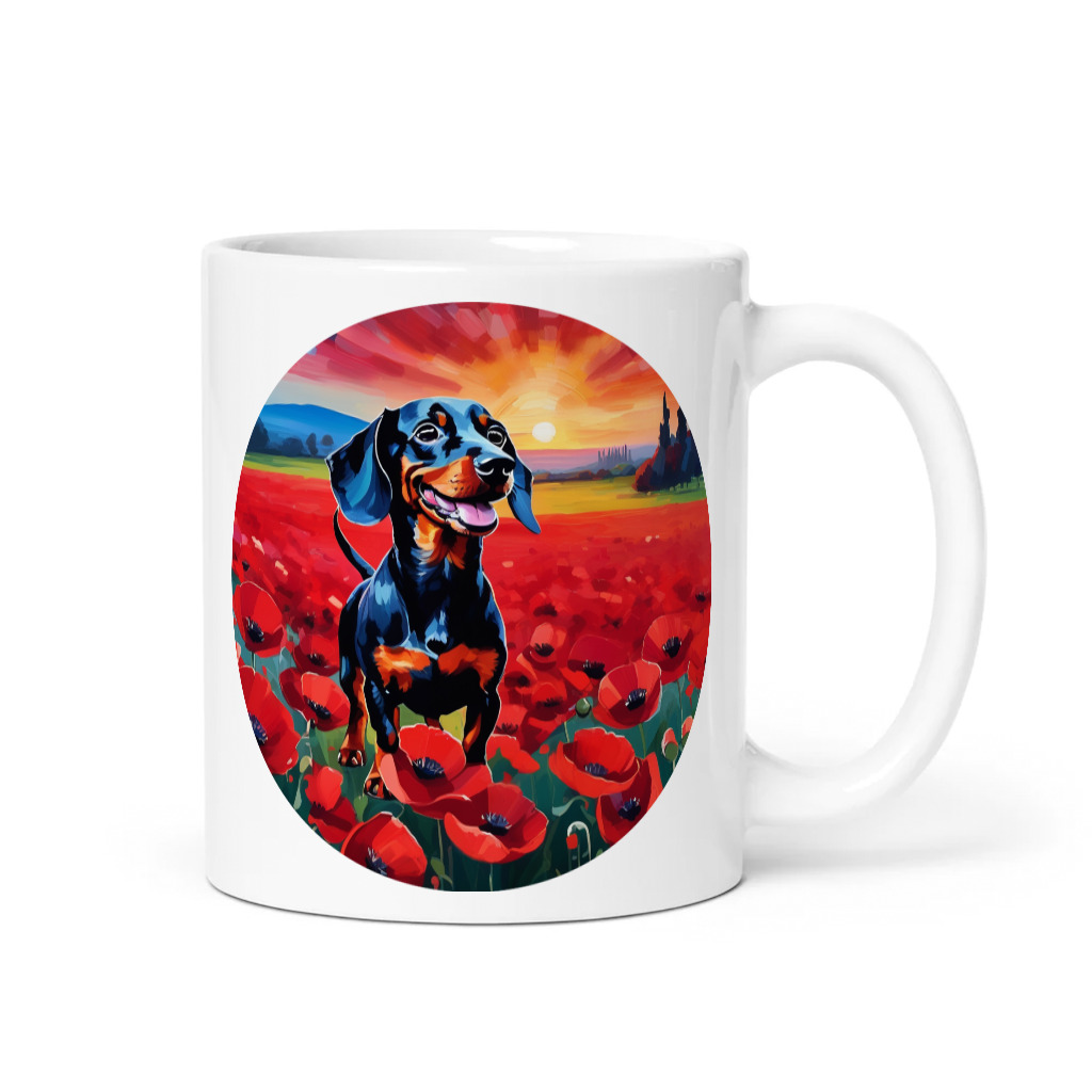 PugMug Custom Black Dachshund Mug