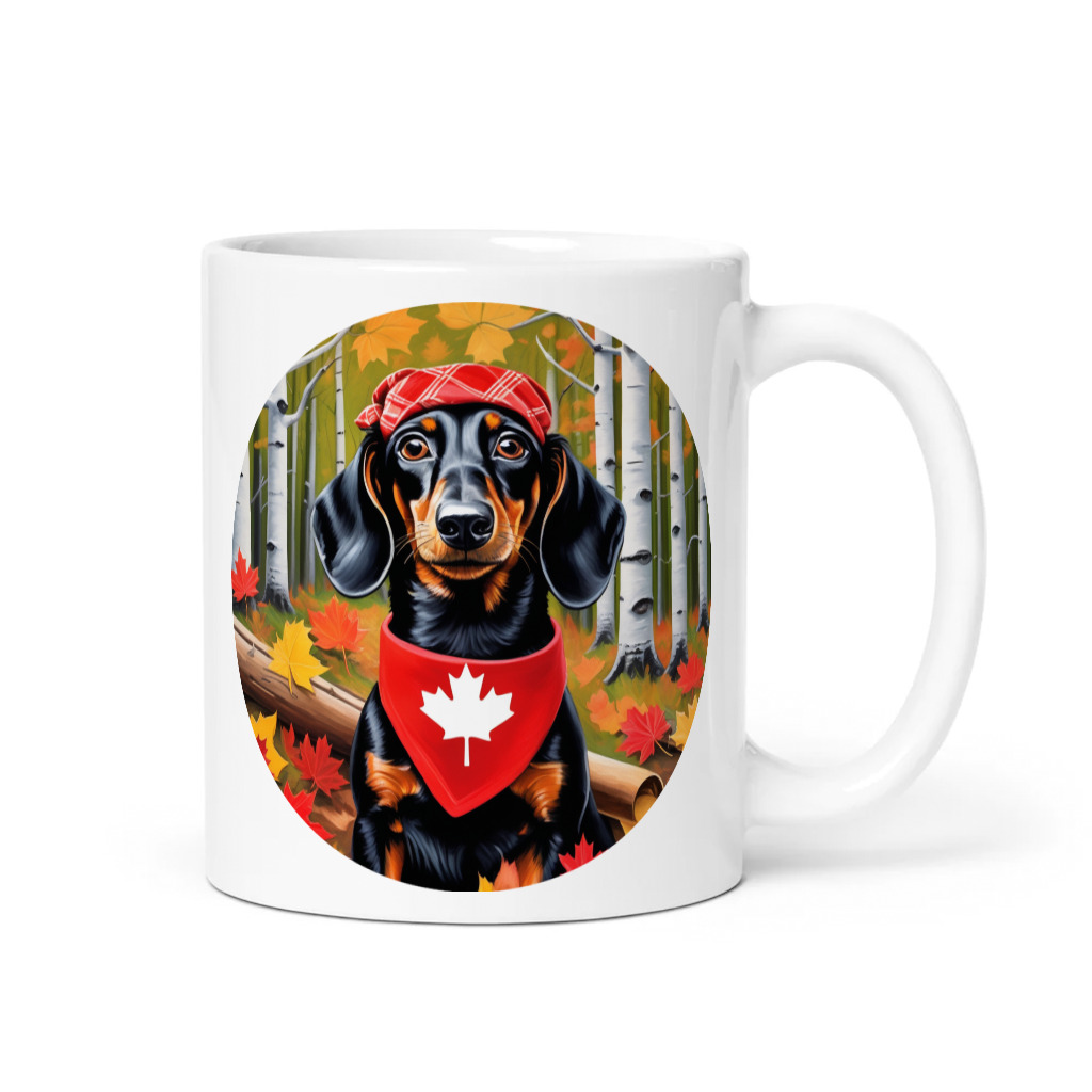 PugMug Custom Black Dachshund Mug