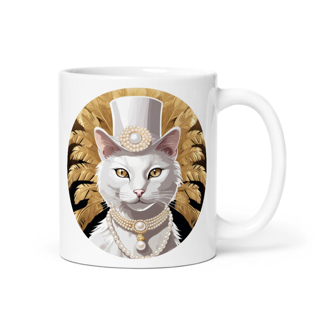 PugMug Custom White Companion Cat Mug