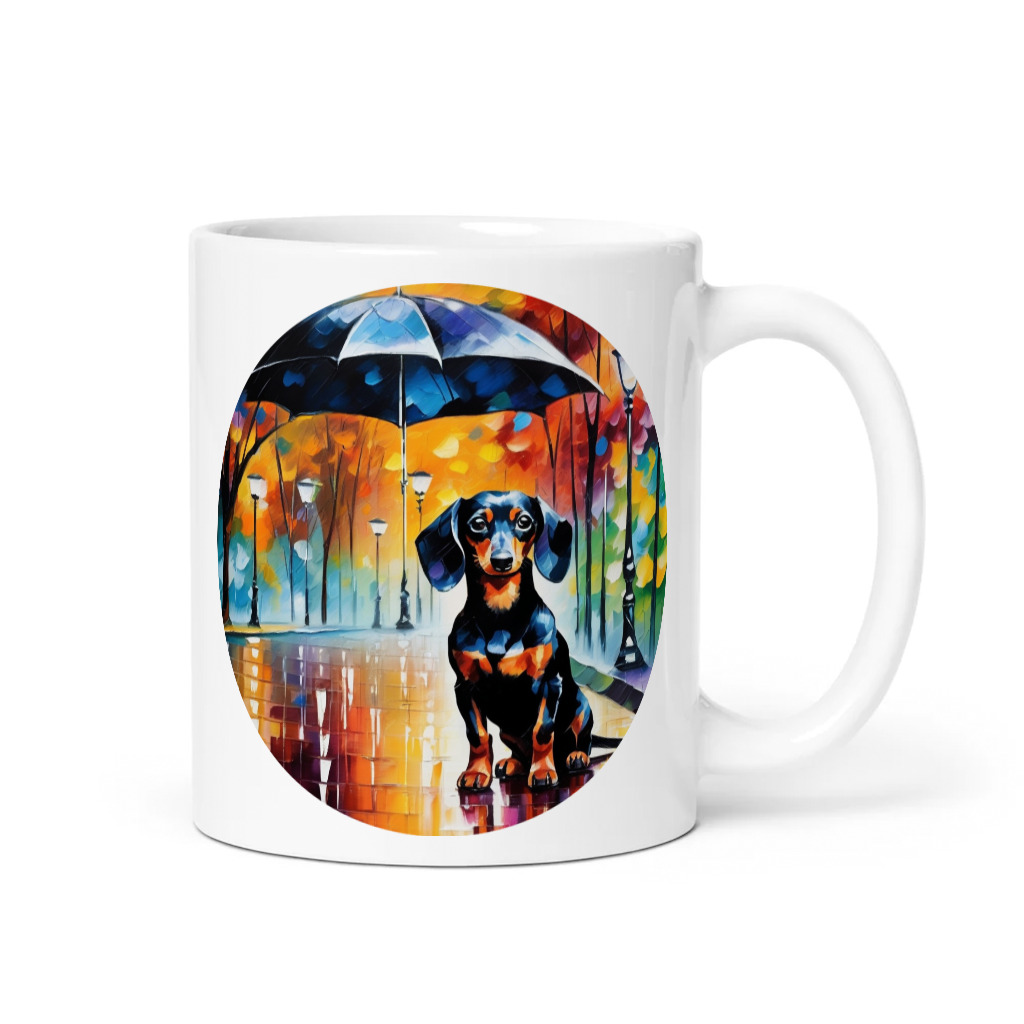 PugMug Custom Black Dachshund Mug