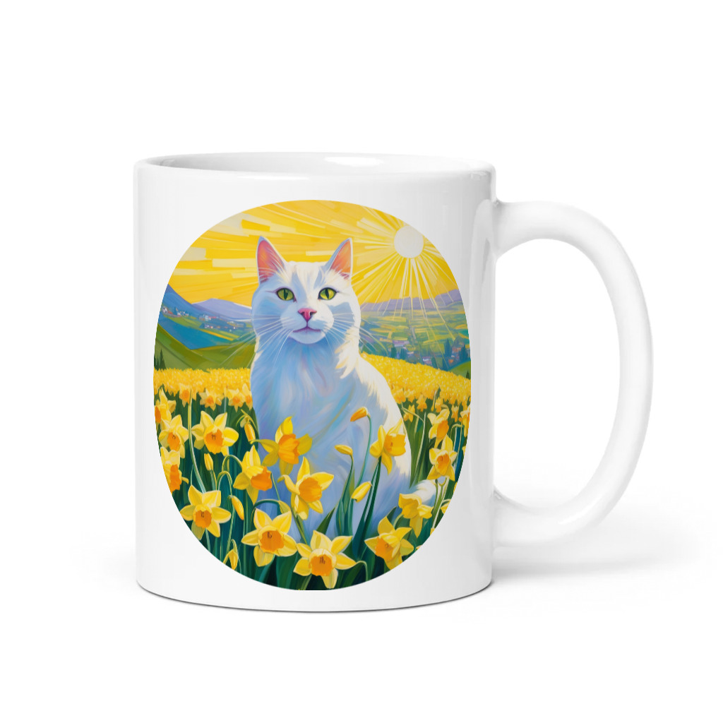 PugMug Custom White Companion Cat Mug