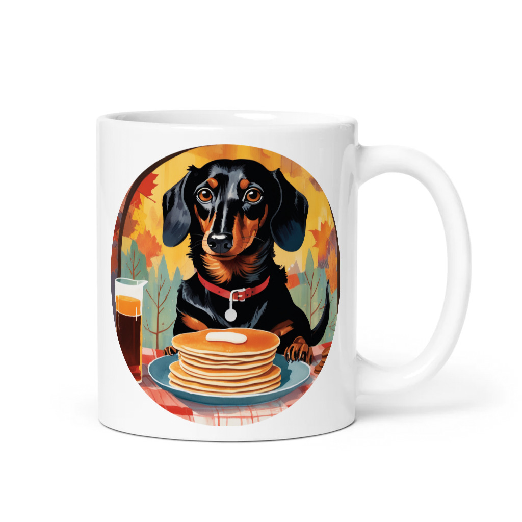 PugMug Custom Black Dachshund Mug