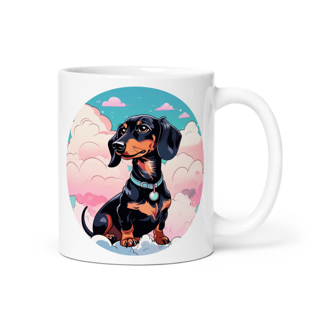 PugMug Custom Black Dachshund Mug