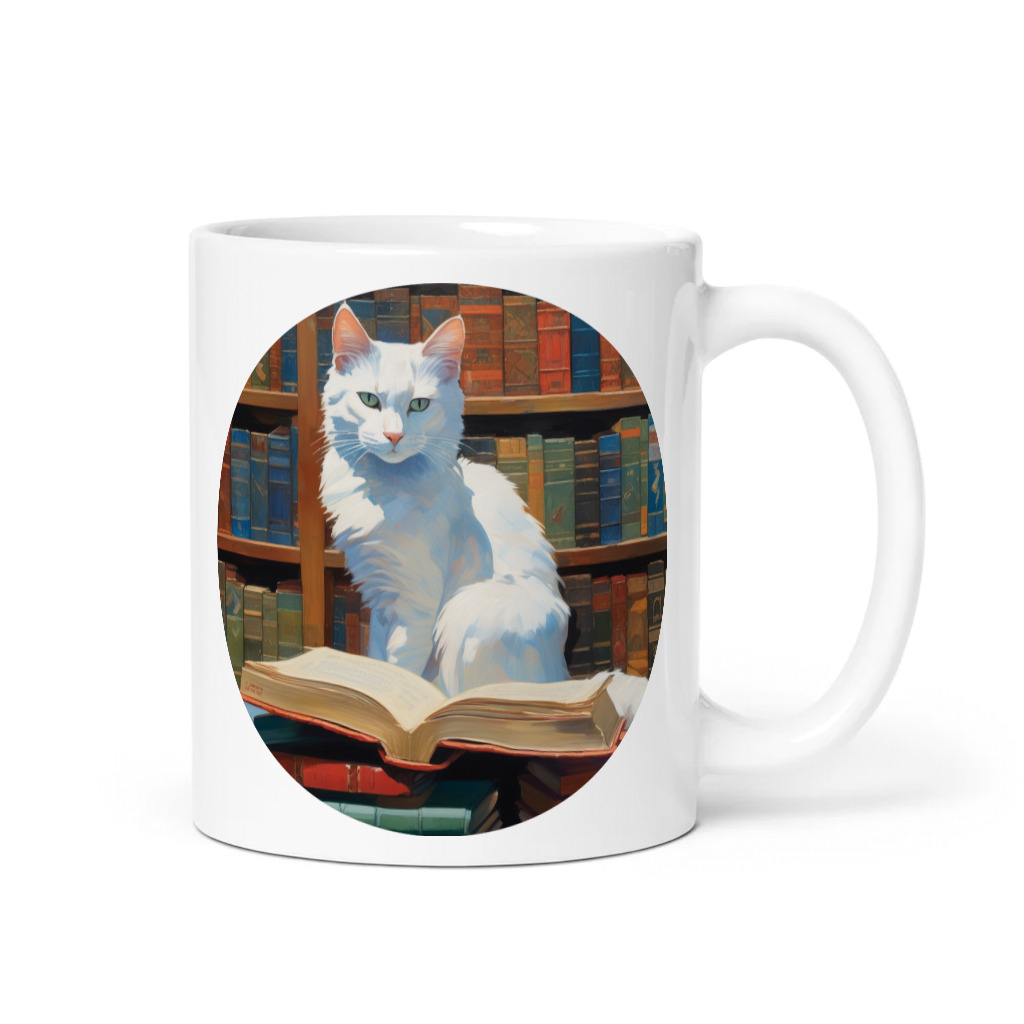 PugMug Custom White Companion Cat Mug