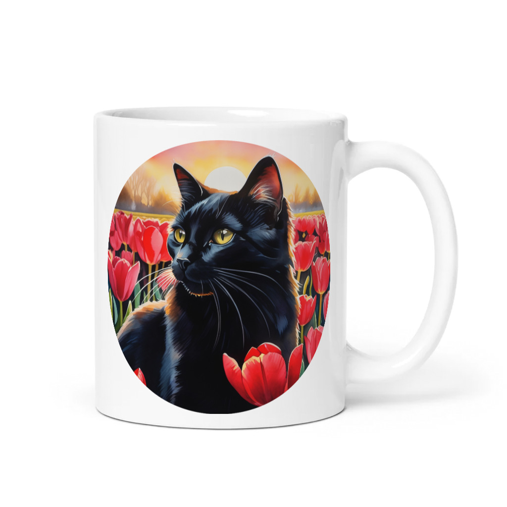 PugMug Custom Black Companion Cat Mug