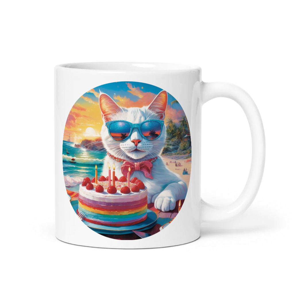 PugMug Custom White Companion Cat Mug