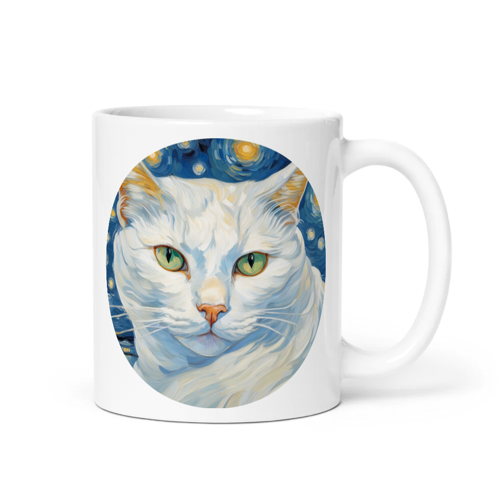 PugMug Custom White Companion Cat Mug
