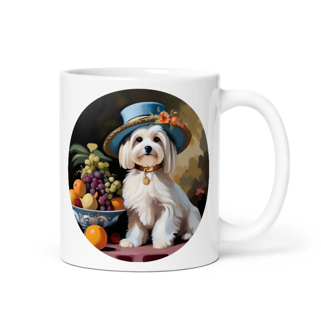 PugMug Custom White Havanese Dog Mug