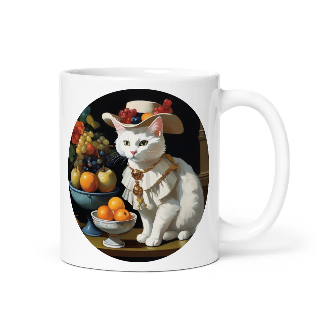 PugMug Custom White Companion Cat Mug