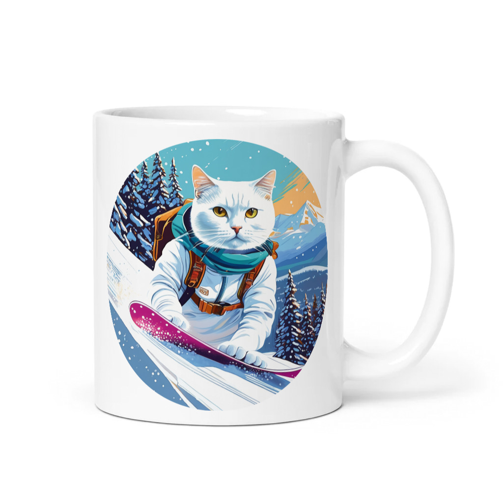 PugMug Custom White Companion Cat Mug