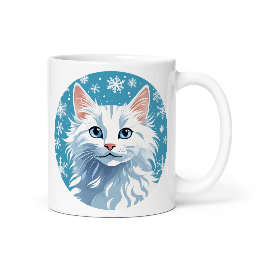 PugMug Custom White Companion Cat Mug