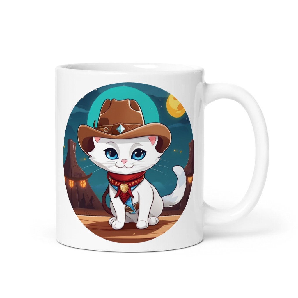 PugMug Custom White Companion Cat Mug