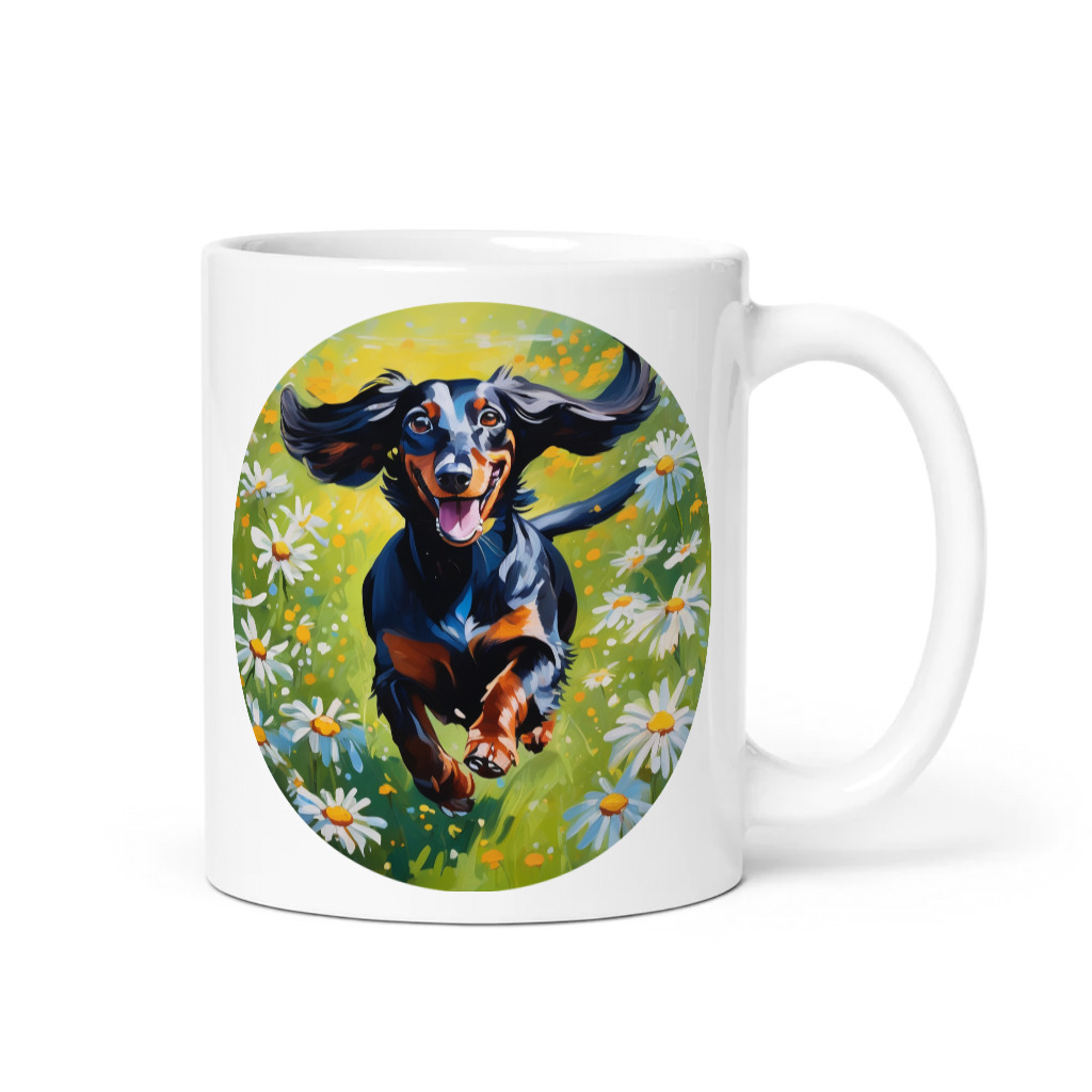 PugMug Custom Black Dachshund Mug