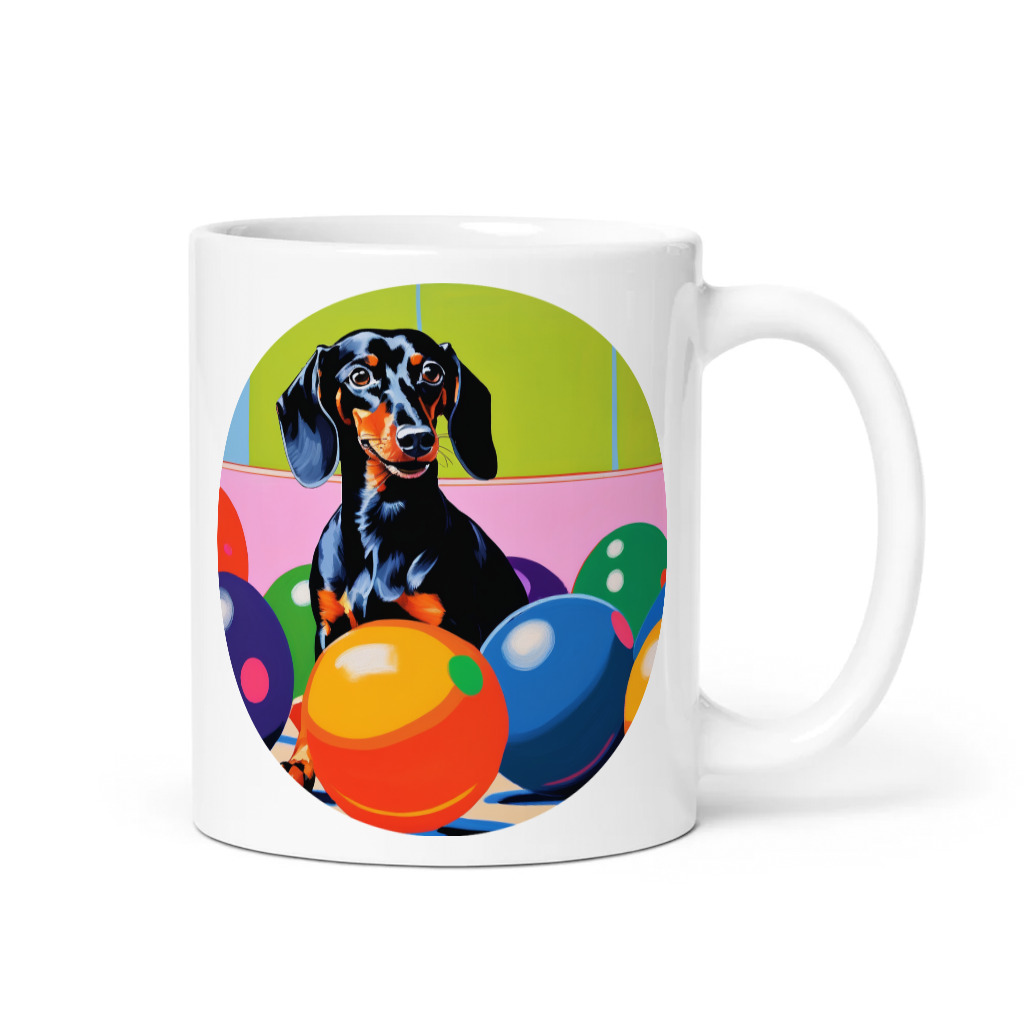 PugMug Custom Black Dachshund Mug