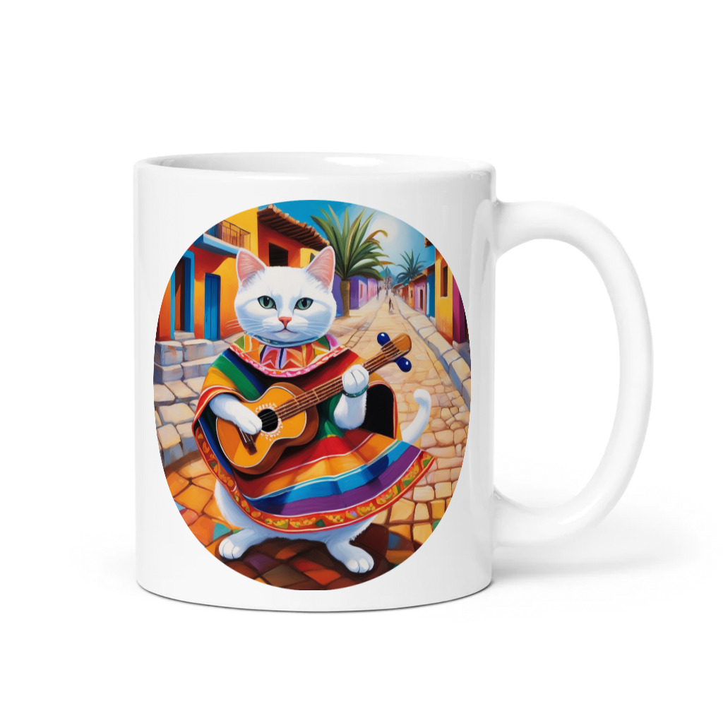 PugMug Custom White Companion Cat Mug