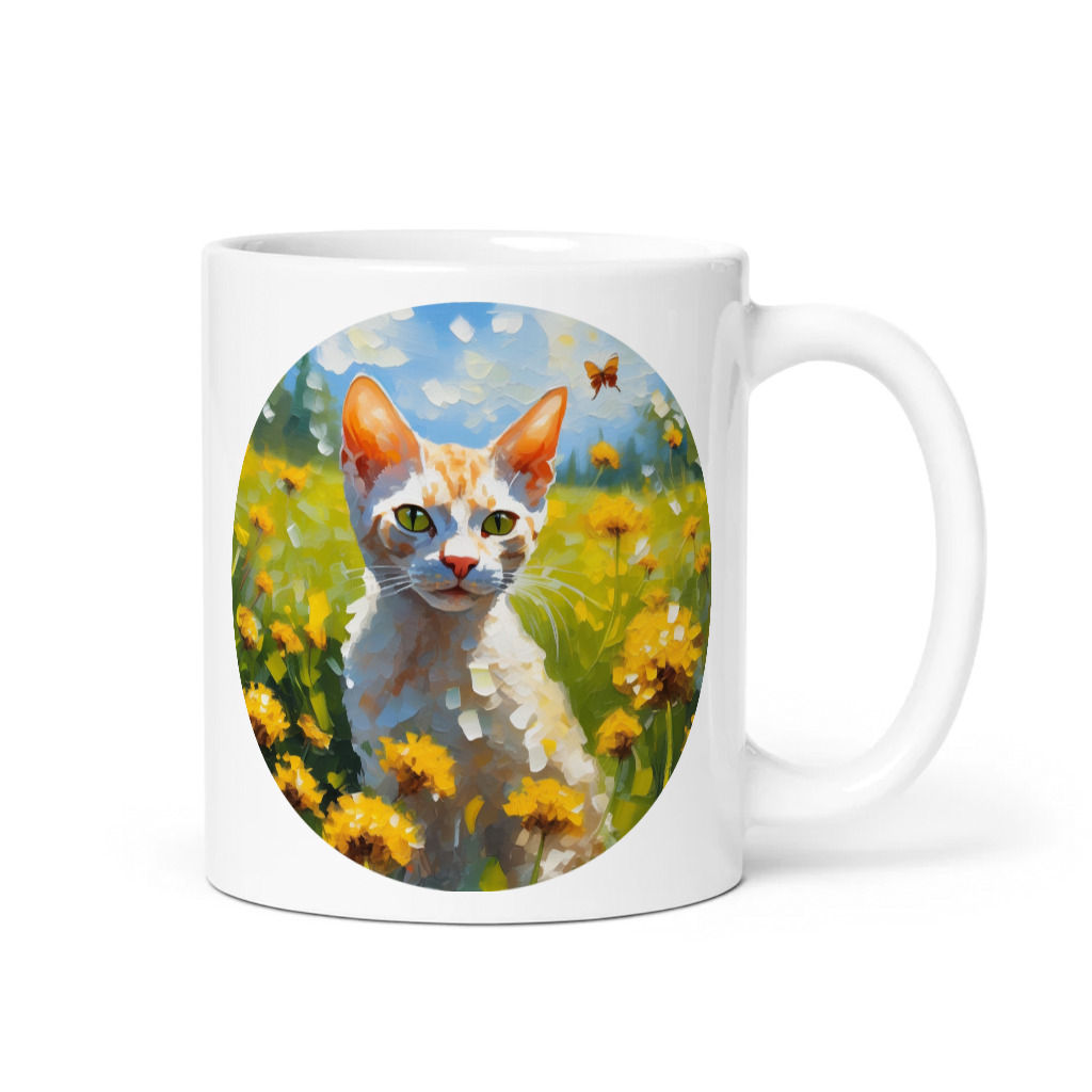 PugMug Custom Tabby Devon Rex Cat Mug
