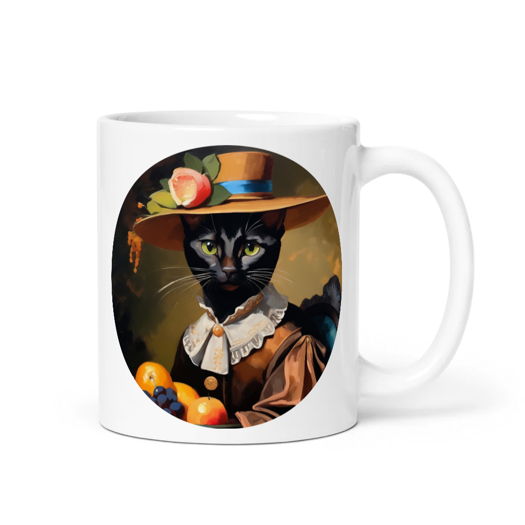 PugMug Custom Black Abyssinian Cat Mug