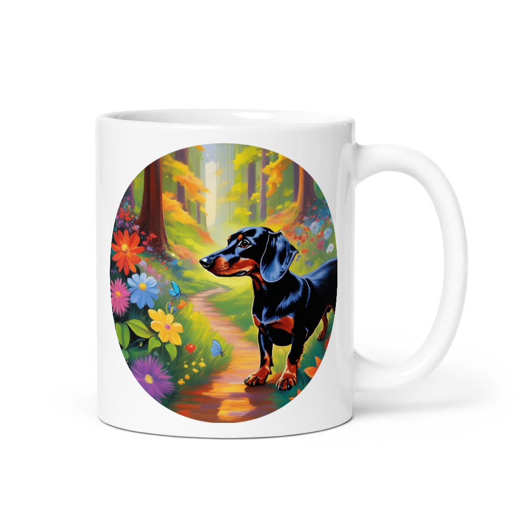 PugMug Custom Black Dachshund Mug