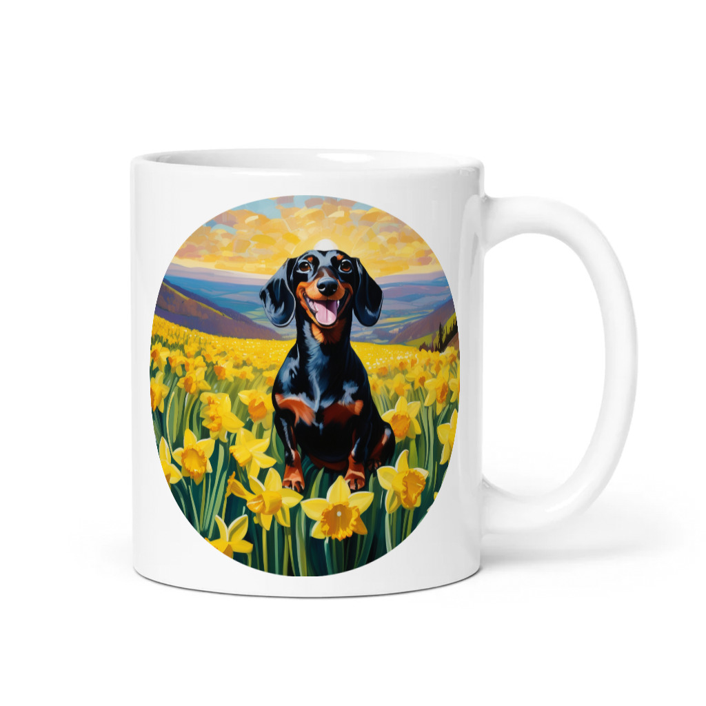 PugMug Custom Black Dachshund Mug