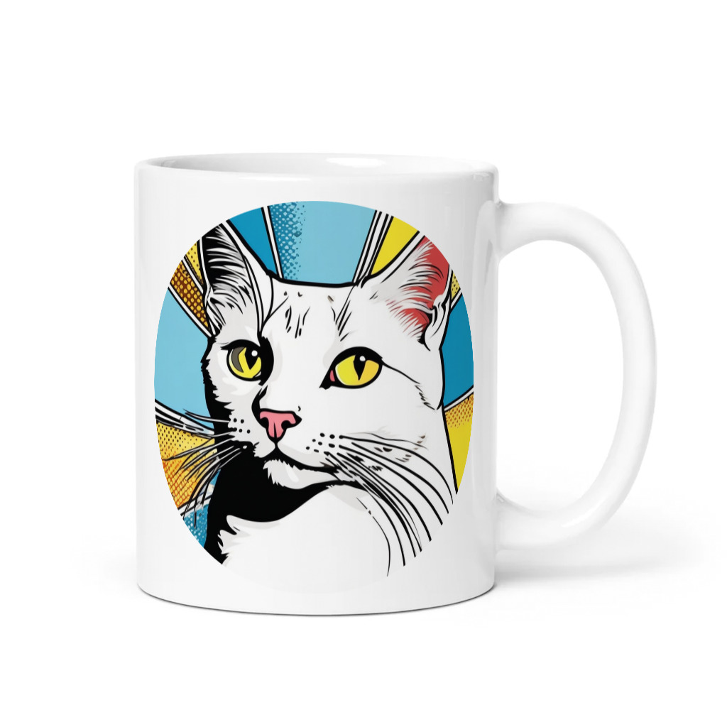 PugMug Custom White Companion Cat Mug