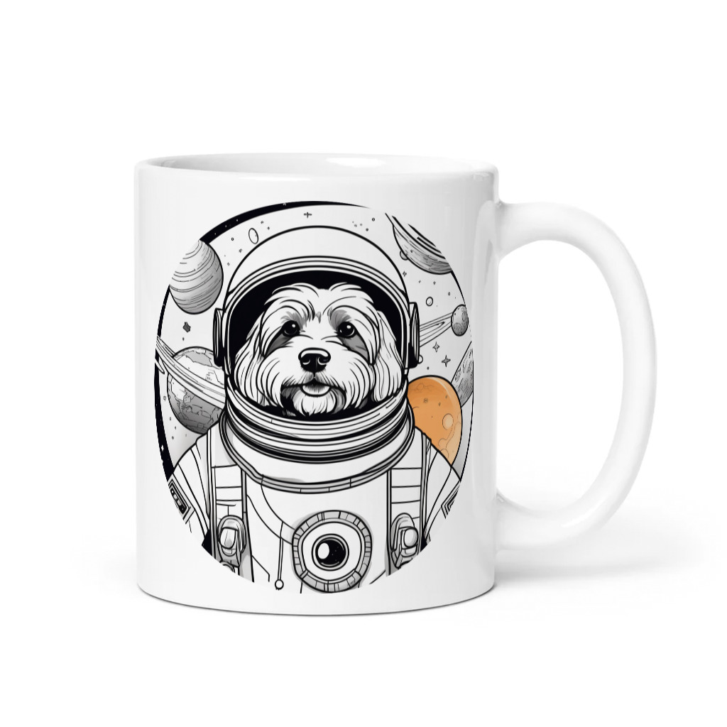 PugMug Custom Black-and-white Havanese Dog Mug