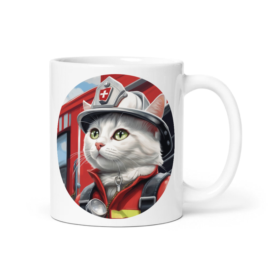 PugMug Custom White Companion Cat Mug