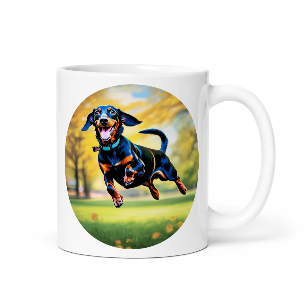 PugMug Custom Black Dachshund Mug