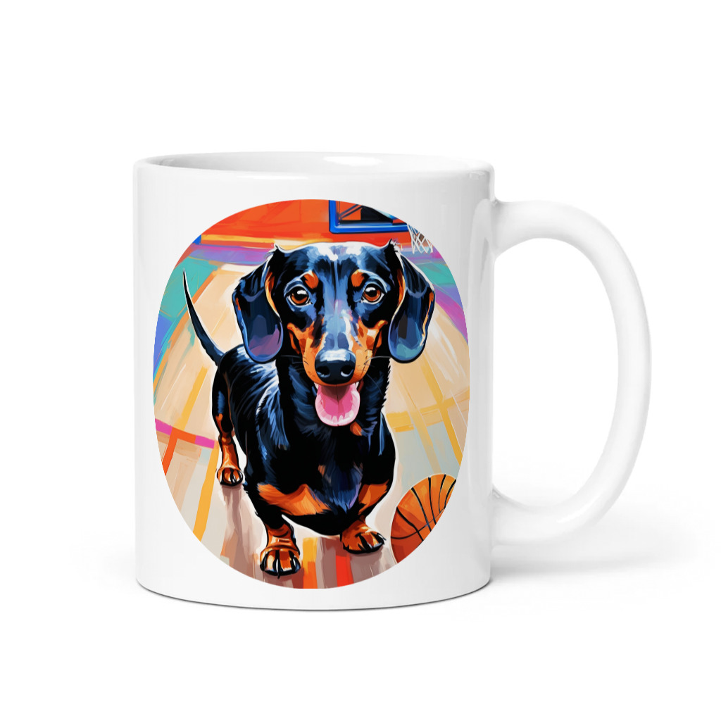 PugMug Custom Black Dachshund Mug