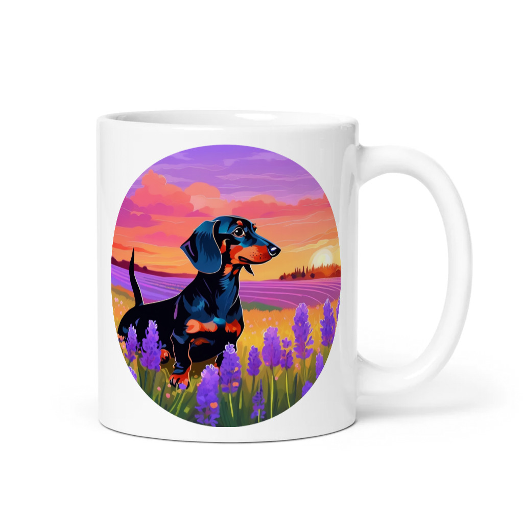 PugMug Custom Black Dachshund Mug