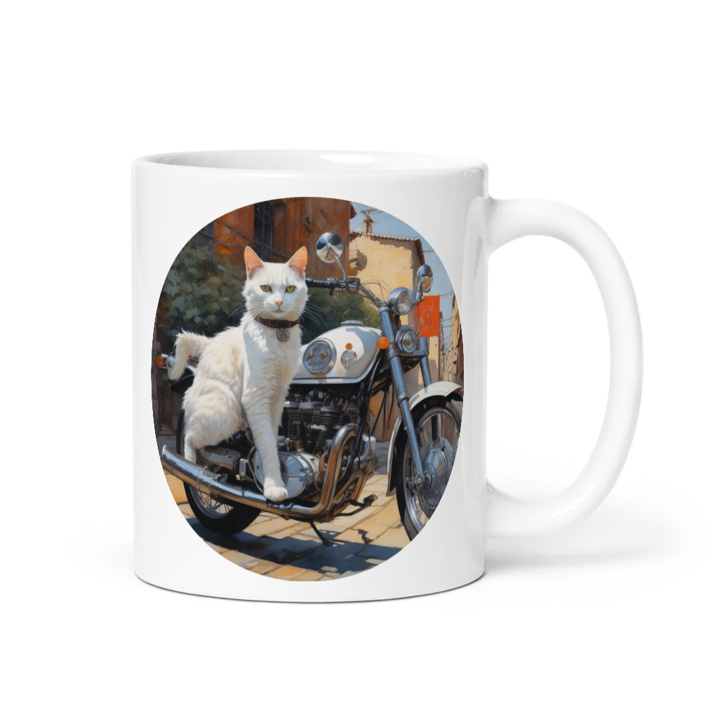 PugMug Custom White Companion Cat Mug